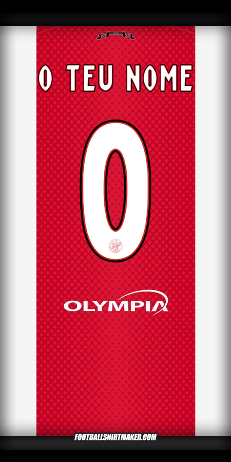 Camisola AFC Ajax 2025/2026 -  o teu nome - 0