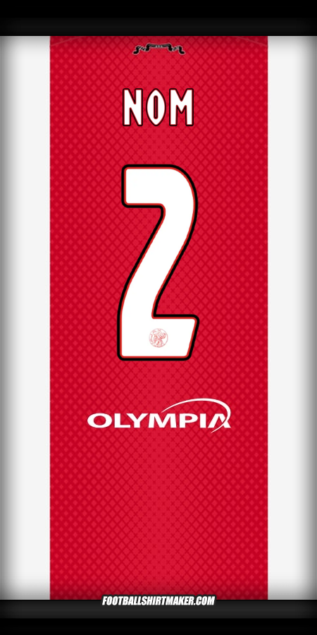 Maillot AFC Ajax 2025/2026 -  nom - 2