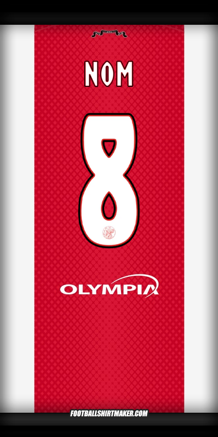 Maillot AFC Ajax 2025/2026 -  nom - 8