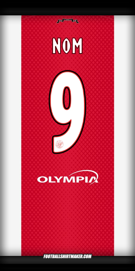 Maillot AFC Ajax 2025/2026 -  nom - 9