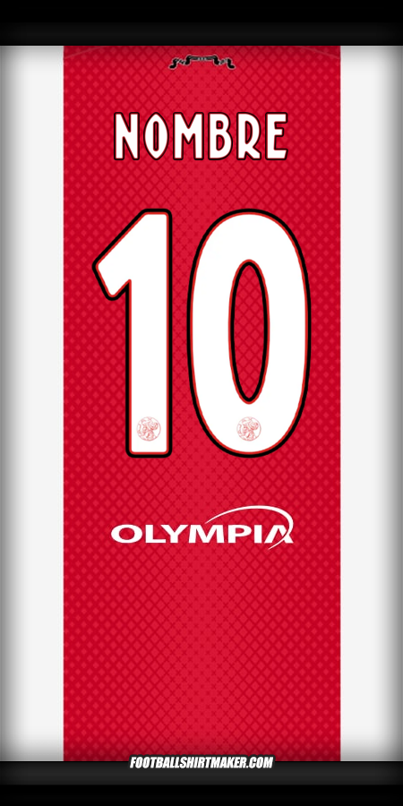 Jersey AFC Ajax 2025/2026 -  nombre - 10