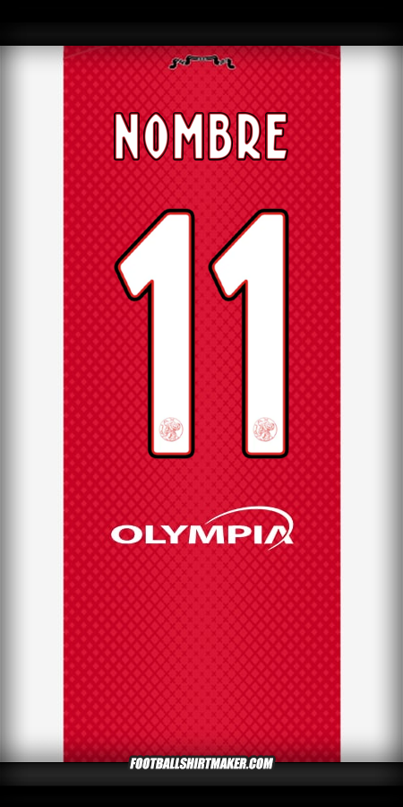 Camiseta AFC Ajax 2025/2026 -  nombre - 11