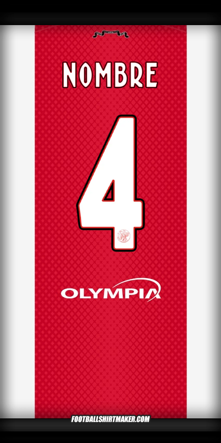 Jersey AFC Ajax 2025/2026 -  nombre - 4