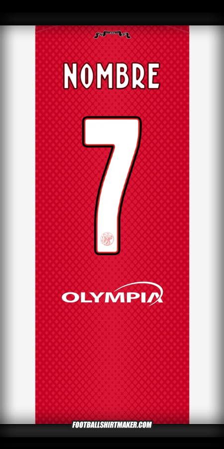 Jersey AFC Ajax 2025/2026 -  nombre - 7