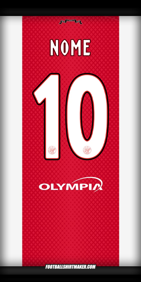 Camisola AFC Ajax 2025/2026 -  nome - 10