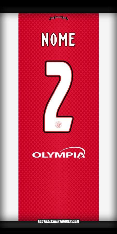 Camisola AFC Ajax 2025/2026 -  nome - 2