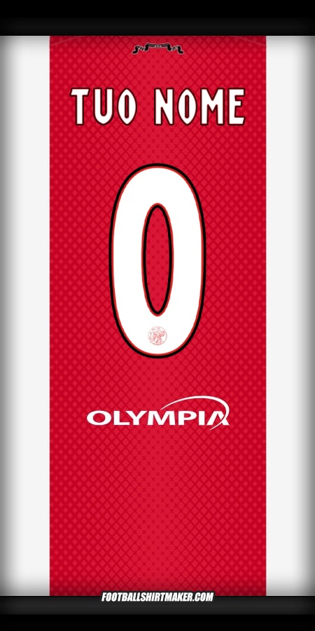 Maglia AFC Ajax 2025/2026 -  tuo nome - 0