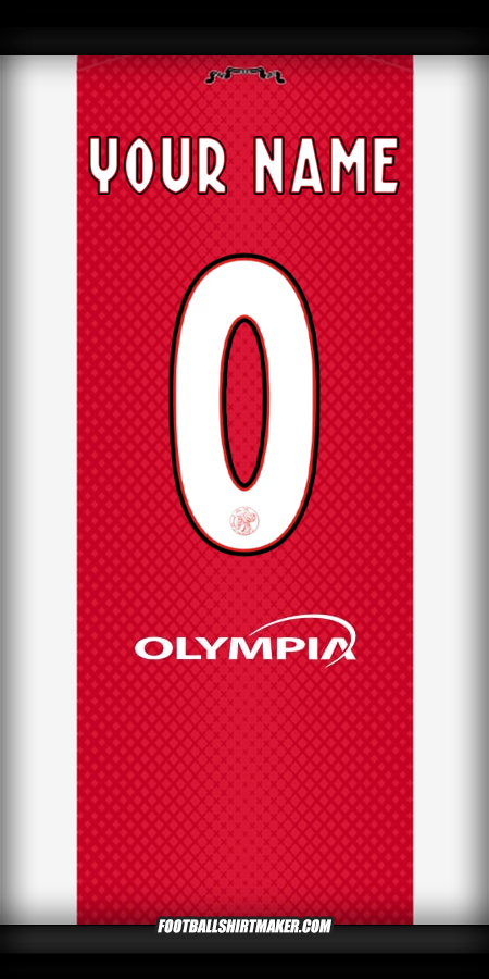Jersey AFC Ajax 2025/2026 -  your name - 0