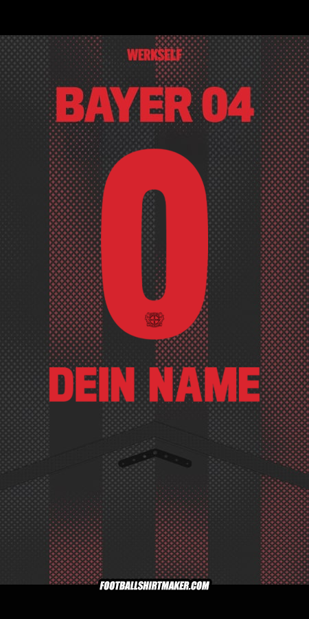 Trikot Bayer 04 Leverkusen 2025/2026 -  dein name - 0