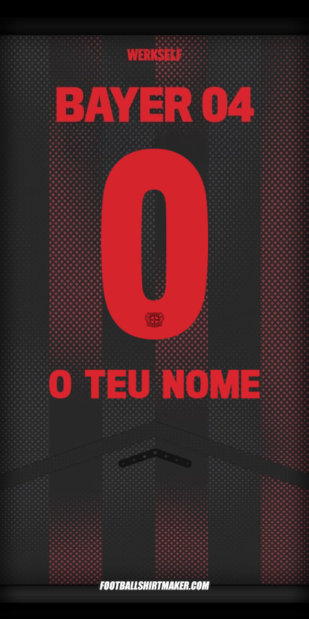 Camisola Bayer 04 Leverkusen 2025/2026 -  o teu nome - 0