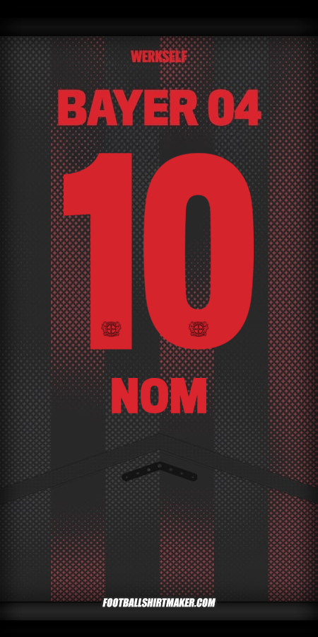 Maillot Bayer 04 Leverkusen 2025/2026 -  nom - 10