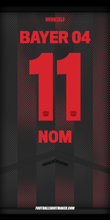 Maillot Bayer 04 Leverkusen 2025/2026 -  nom - 11