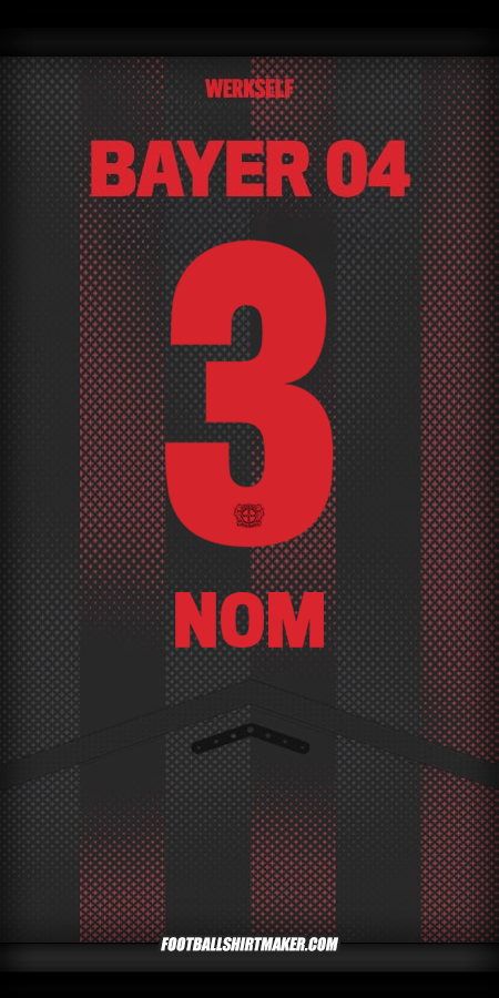 Maillot Bayer 04 Leverkusen 2025/2026 -  nom - 3