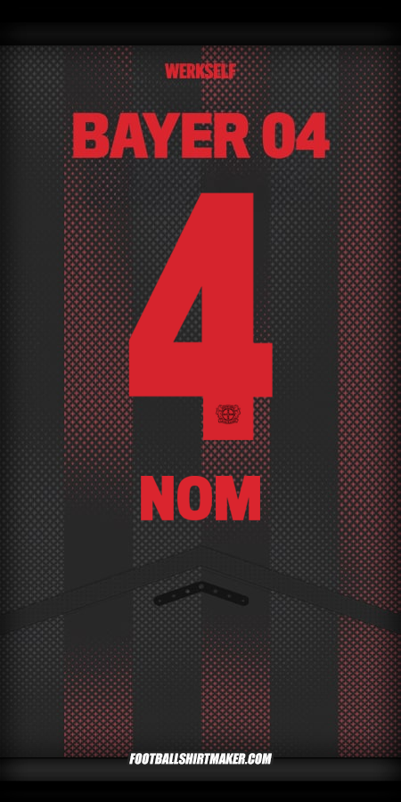 Maillot Bayer 04 Leverkusen 2025/2026 -  nom - 4
