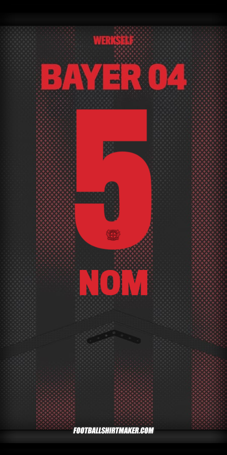 Maillot Bayer 04 Leverkusen 2025/2026 -  nom - 5