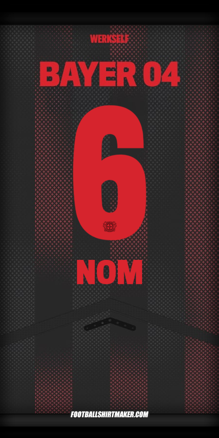 Maillot Bayer 04 Leverkusen 2025/2026 -  nom - 6