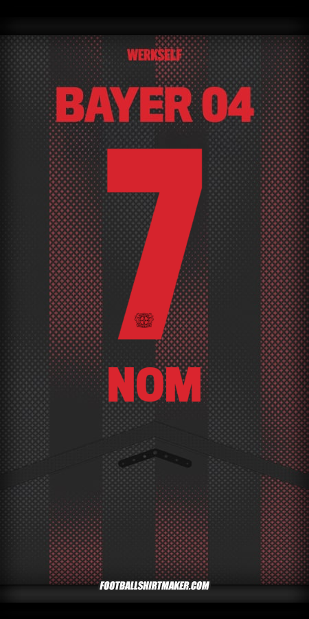 Maillot Bayer 04 Leverkusen 2025/2026 -  nom - 7