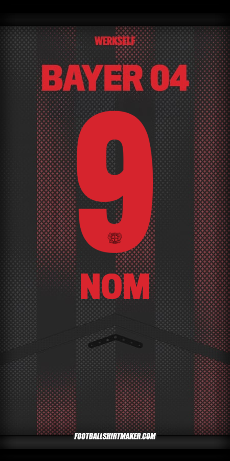Maillot Bayer 04 Leverkusen 2025/2026 -  nom - 9