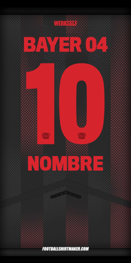 Jersey Bayer 04 Leverkusen 2025/2026 -  nombre - 10