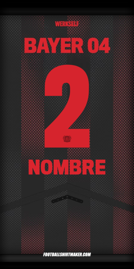 Jersey Bayer 04 Leverkusen 2025/2026 -  nombre - 2