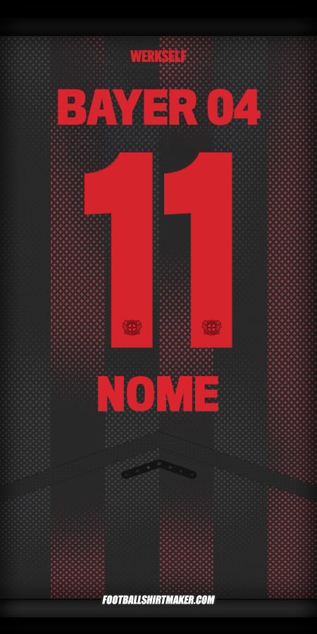 Camisola Bayer 04 Leverkusen 2025/2026 -  nome - 11