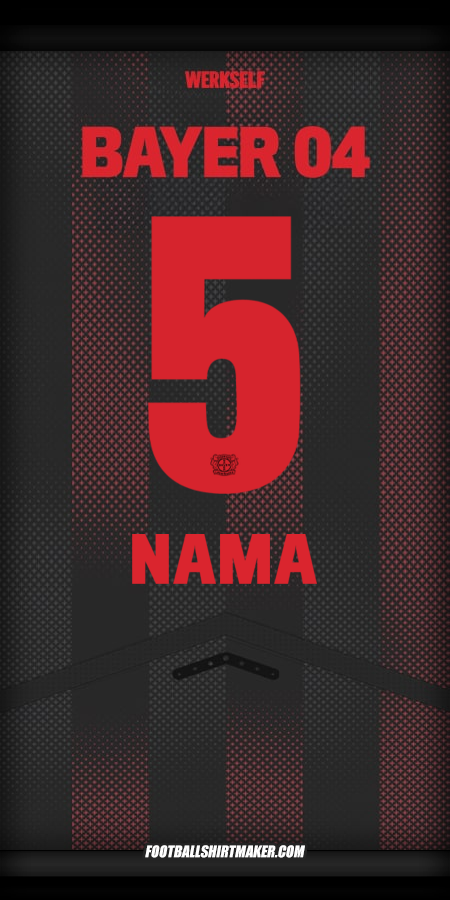 Jersey Bayer 04 Leverkusen 2025/2026 -  nama - 5