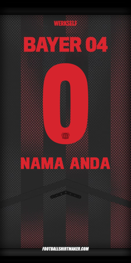 Jersey Bayer 04 Leverkusen 2025/2026 -  nama anda - 0