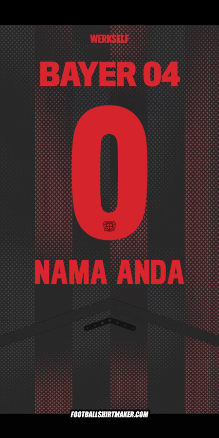 Jersey Bayer 04 Leverkusen 2025/2026 -  nama anda - 0
