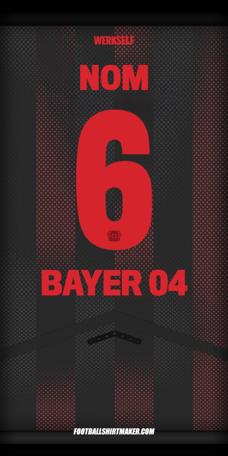 Maillot Bayer 04 Leverkusen Cup 2025/2026 -  nom - 6