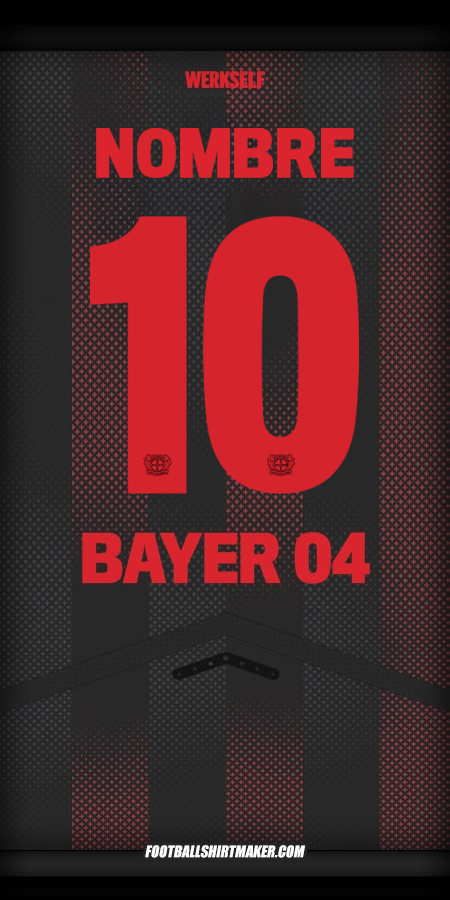 Camiseta Bayer 04 Leverkusen Cup 2025/2026 -  nombre - 10