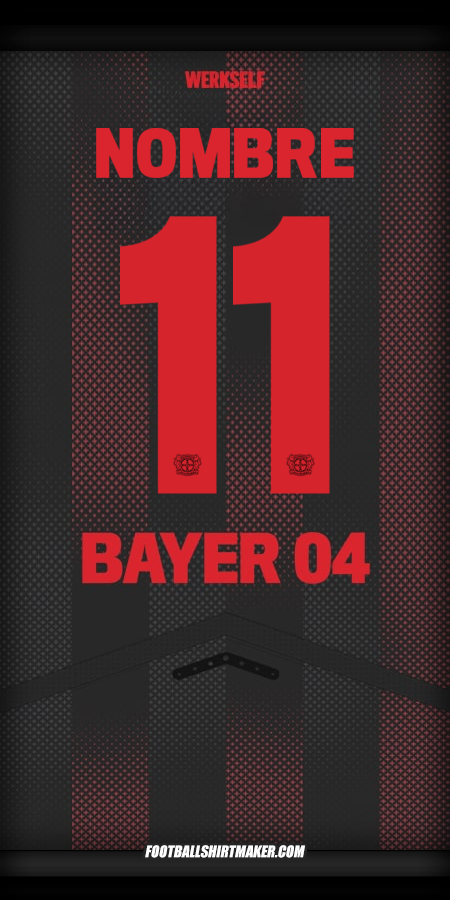 Camiseta Bayer 04 Leverkusen Cup 2025/2026 -  nombre - 11