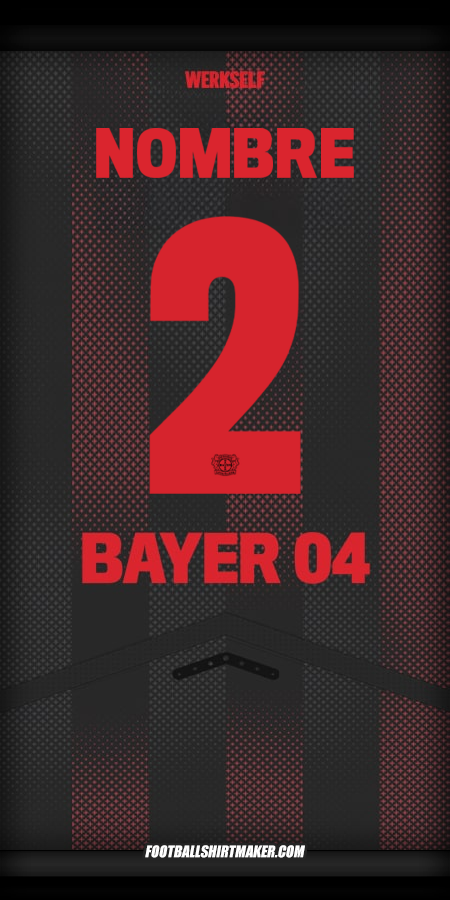 Jersey Bayer 04 Leverkusen Cup 2025/2026 -  nombre - 2