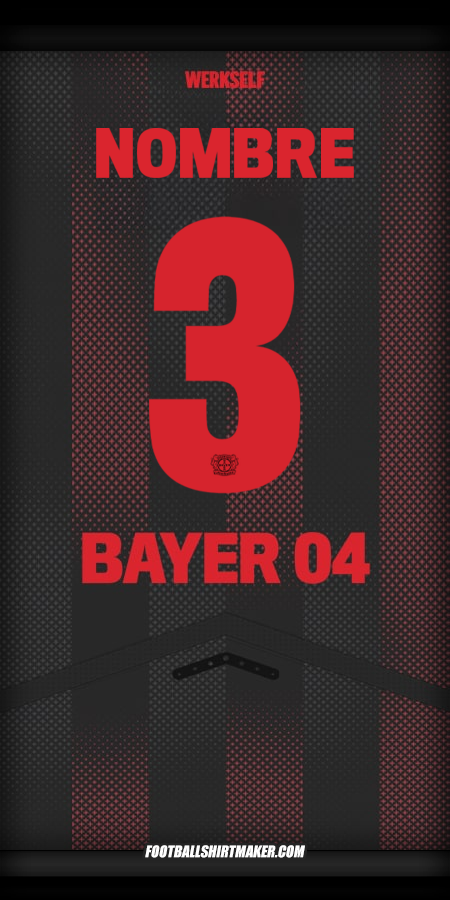 Camiseta Bayer 04 Leverkusen Cup 2025/2026 -  nombre - 3