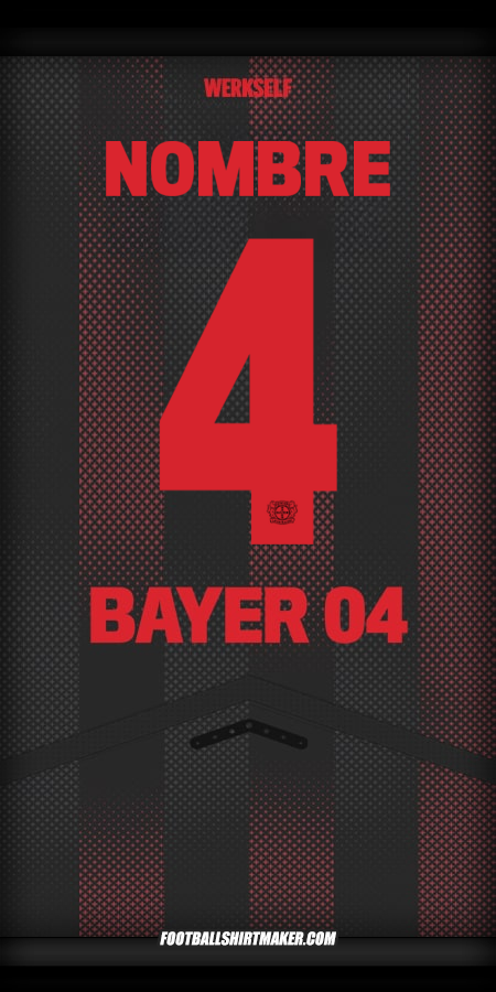 Camiseta Bayer 04 Leverkusen Cup 2025/2026 -  nombre - 4