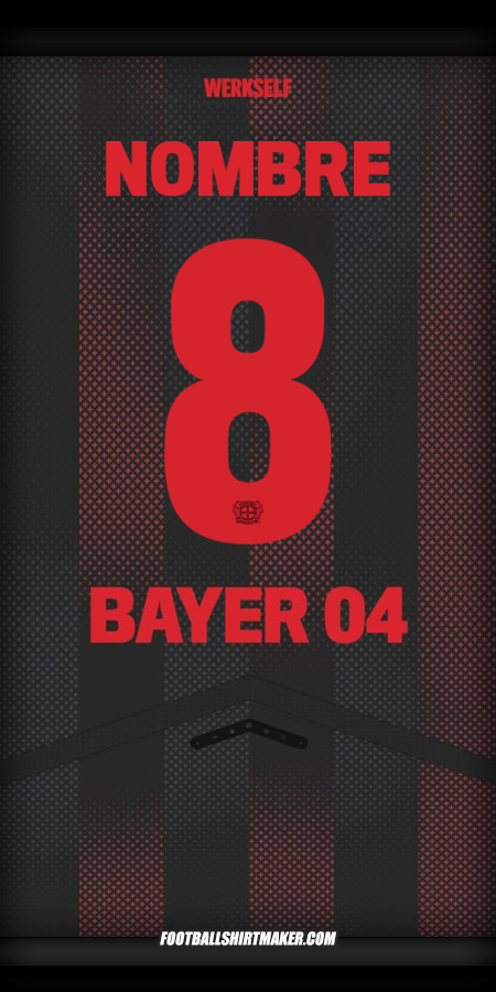 Camiseta Bayer 04 Leverkusen Cup 2025/2026 -  nombre - 8