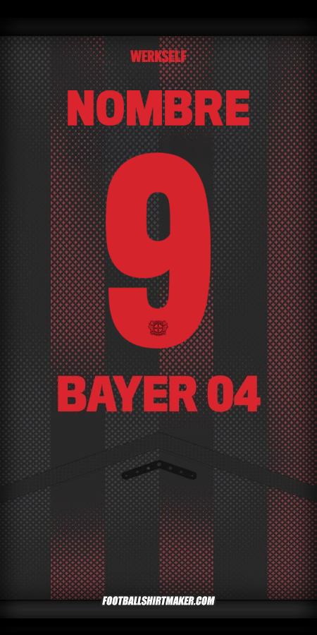 Camiseta Bayer 04 Leverkusen Cup 2025/2026 -  nombre - 9