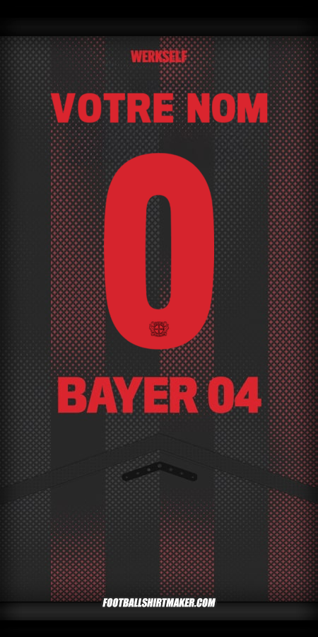 Maillot Bayer 04 Leverkusen Cup 2025/2026 -  votre nom - 0