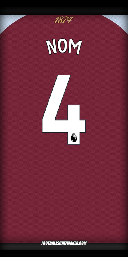 Maillot Aston Villa FC 2025/2026 -  nom - 4