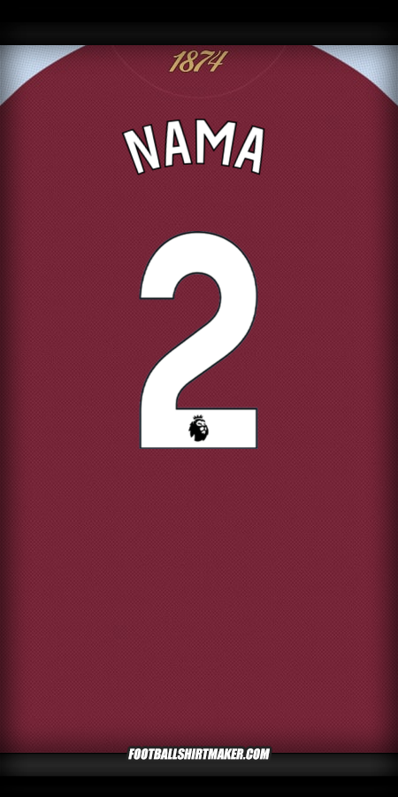 Jersey Aston Villa FC 2025/2026 -  nama - 2