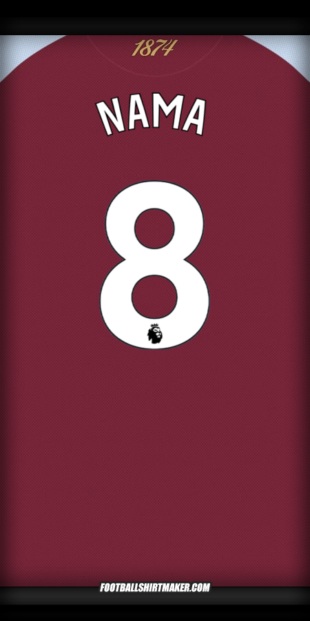 Jersey Aston Villa FC 2025/2026 -  nama - 8