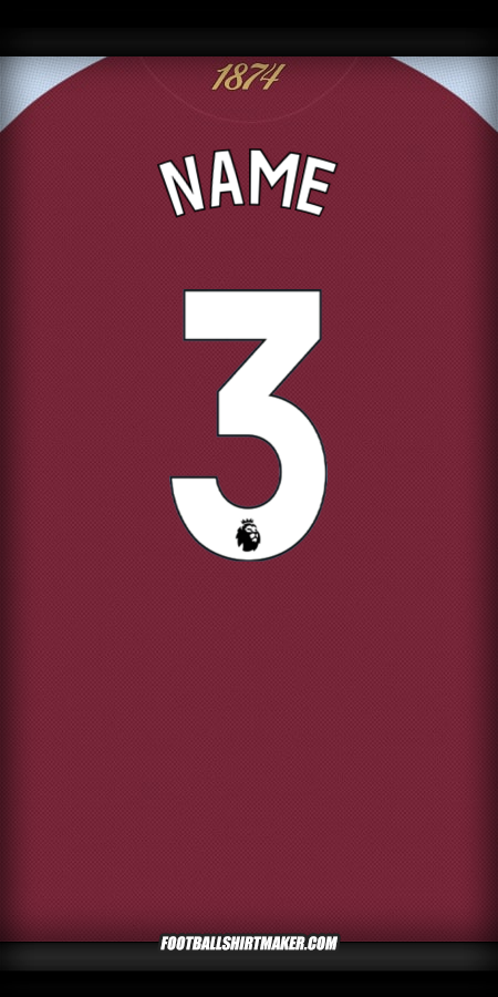 Jersey Aston Villa FC 2025/2026 -  name - 3