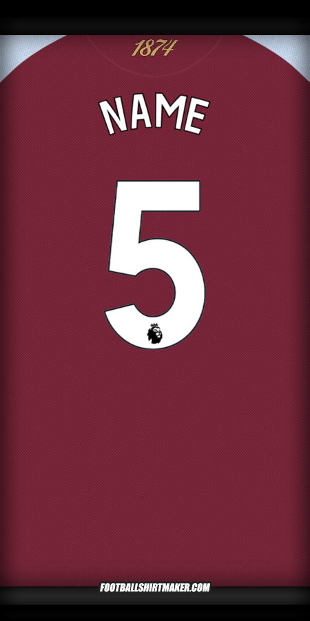 Jersey Aston Villa FC 2025/2026 -  name - 5