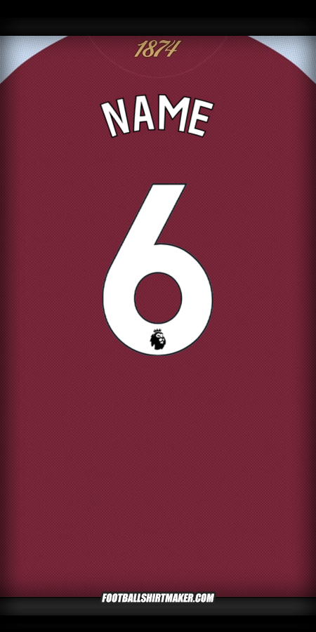Shirt Aston Villa FC 2025/2026 -  name - 6