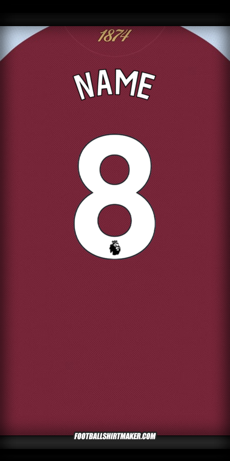 Trikot Aston Villa FC 2025/2026 -  name - 8