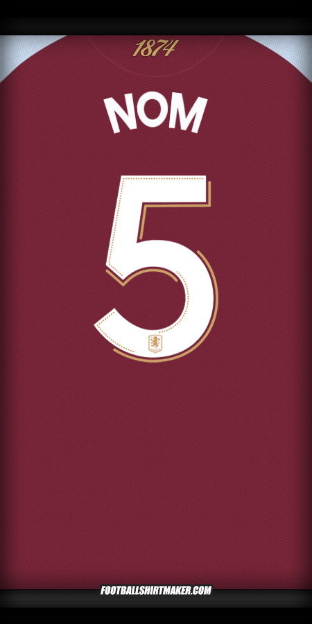 Maillot Aston Villa FC Cup 2025/2026 -  nom - 5