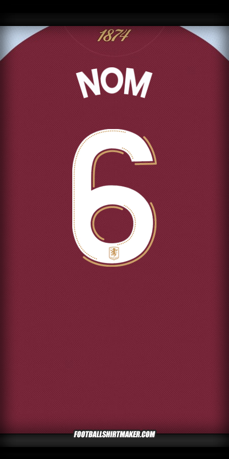 Maillot Aston Villa FC Cup 2025/2026 -  nom - 6