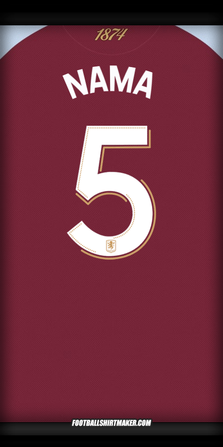 Jersey Aston Villa FC Cup 2025/2026 -  nama - 5