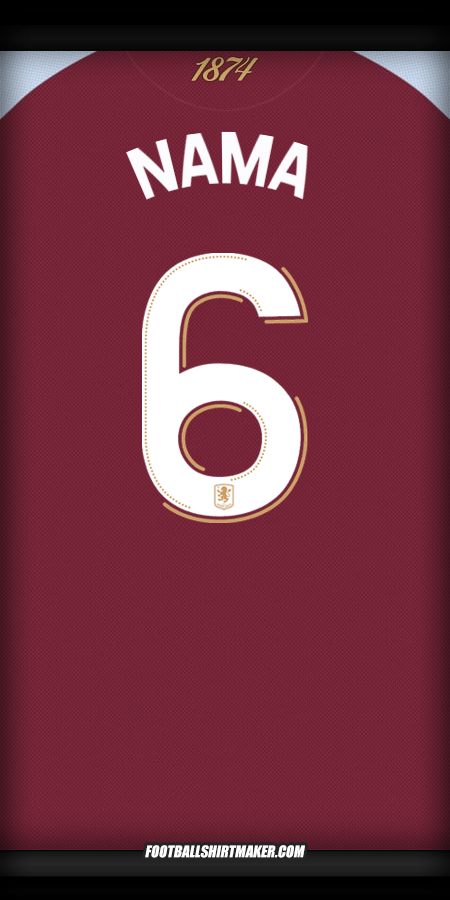 Jersey Aston Villa FC Cup 2025/2026 -  nama - 6