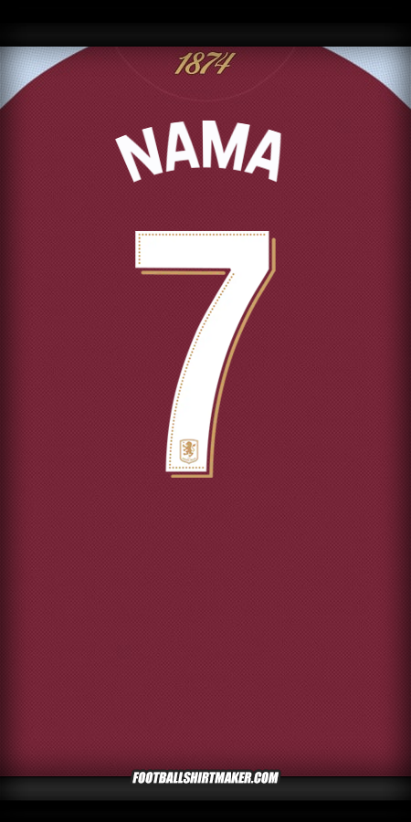 Jersey Aston Villa FC Cup 2025/2026 -  nama - 7