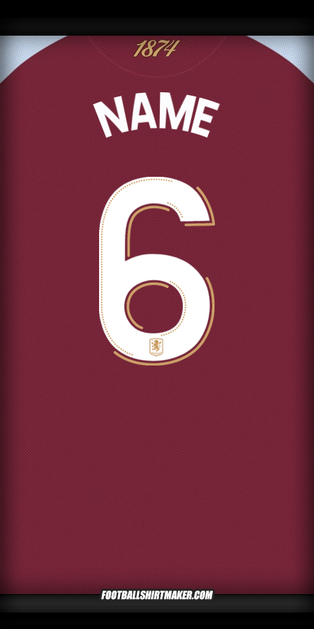 Jersey Aston Villa FC Cup 2025/2026 -  name - 6